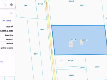 Działka budowlana Dys