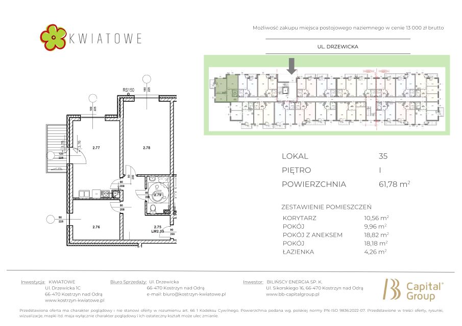 Mieszkanie Centrum, ul. Drzewicka 1c
