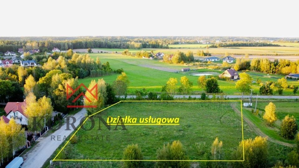 Działka usługowa Mrozy Wielkie sprzedam