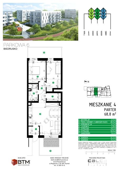 Mieszkanie ul. Parkowa 6