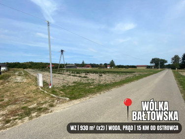 Działka budowlana Wólka Bałtowska