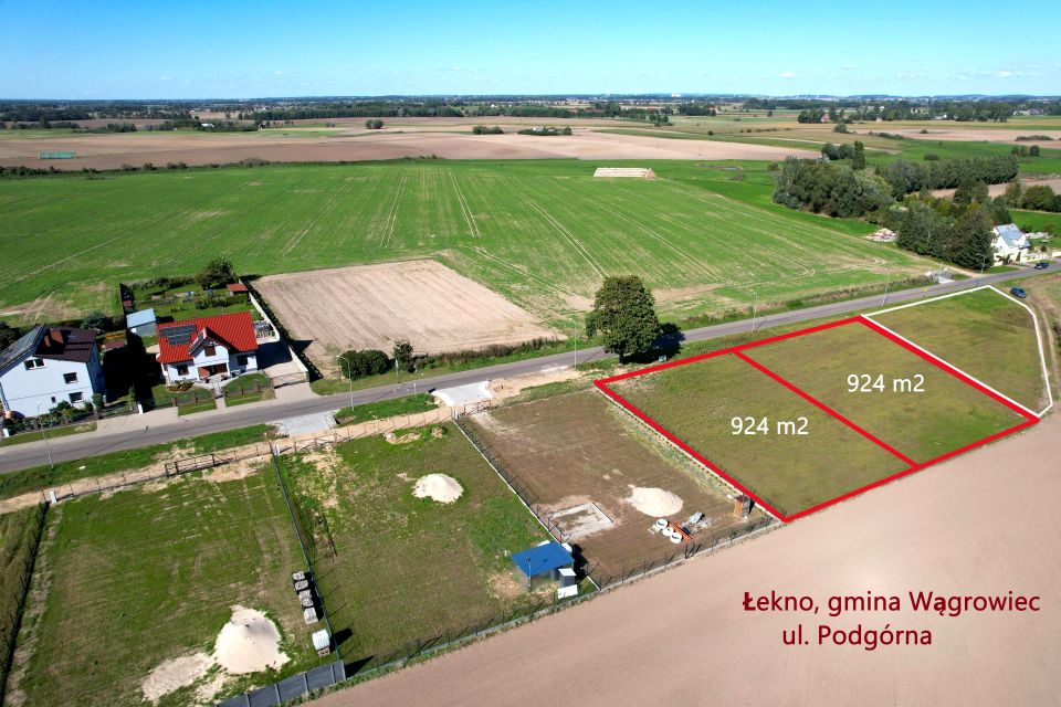 Działka budowlana Łekno sprzedam