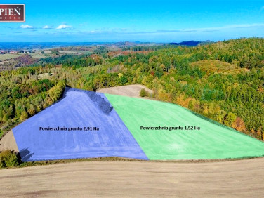 Pusta działka Modrzewie