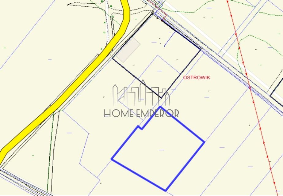 Działka usługowa Ostrowik
