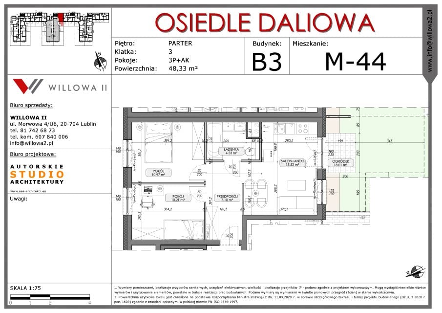 Mieszkanie Ponikwoda, ul. Daliowa 19