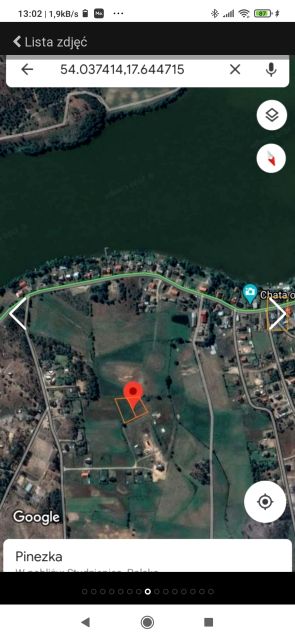 Działka nad jeziorem