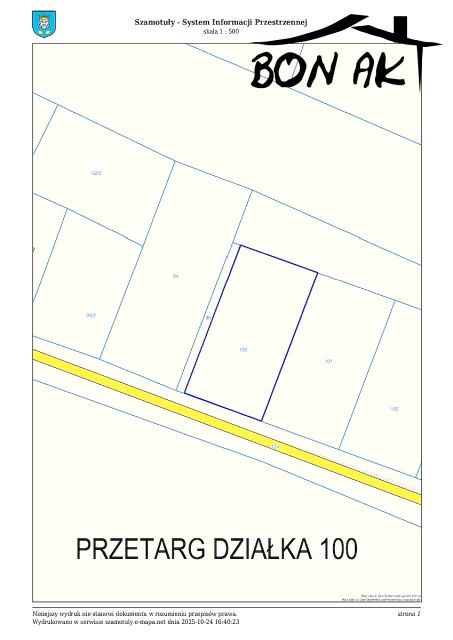 Działka budowlana Piotrkówko