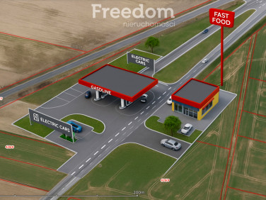 Działka usługowa Grabin