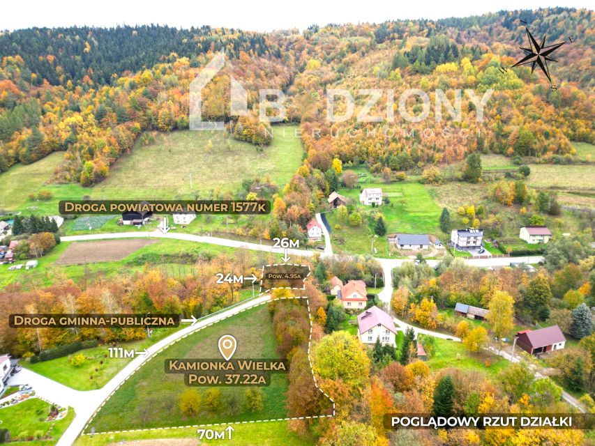 Działka budowlana Kamionka Wielka