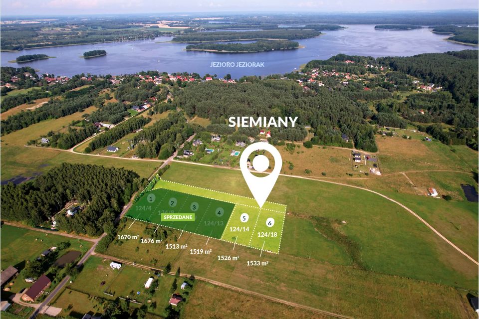 Działka budowlana Siemiany