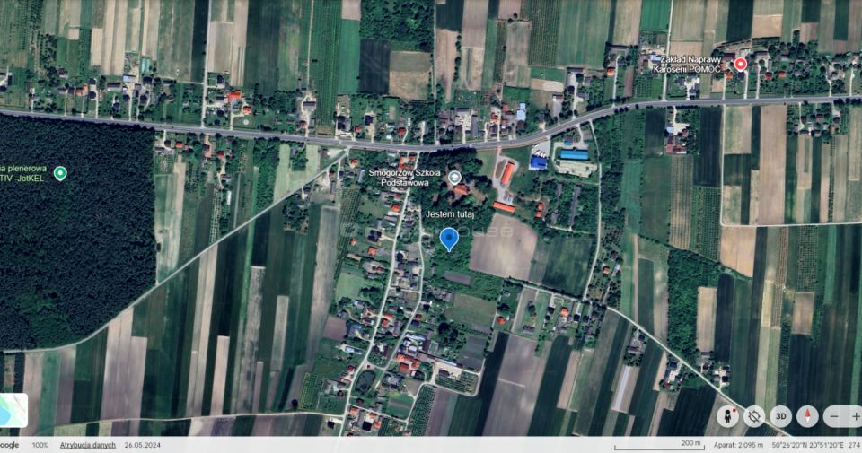 Działka budowlano-rolna Smogorzów