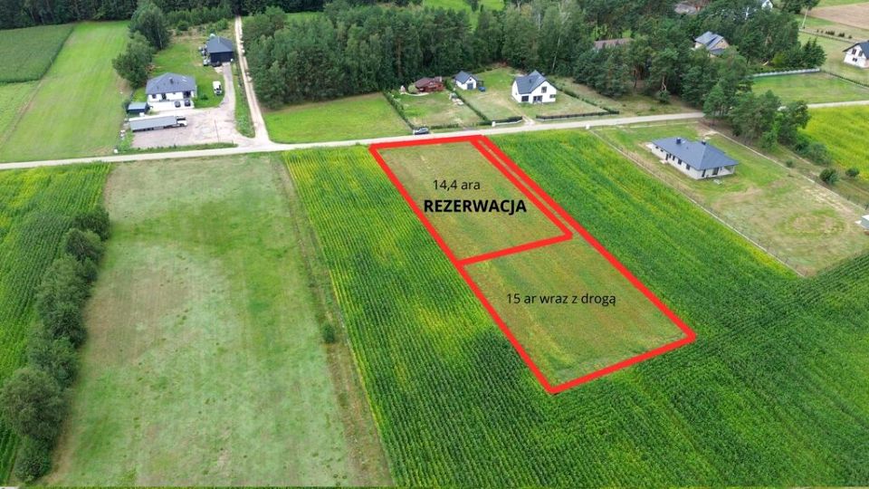 Działka budowlana Wydmusy sprzedam