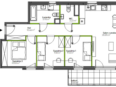 Mieszkanie apartamentowiec sprzedaż