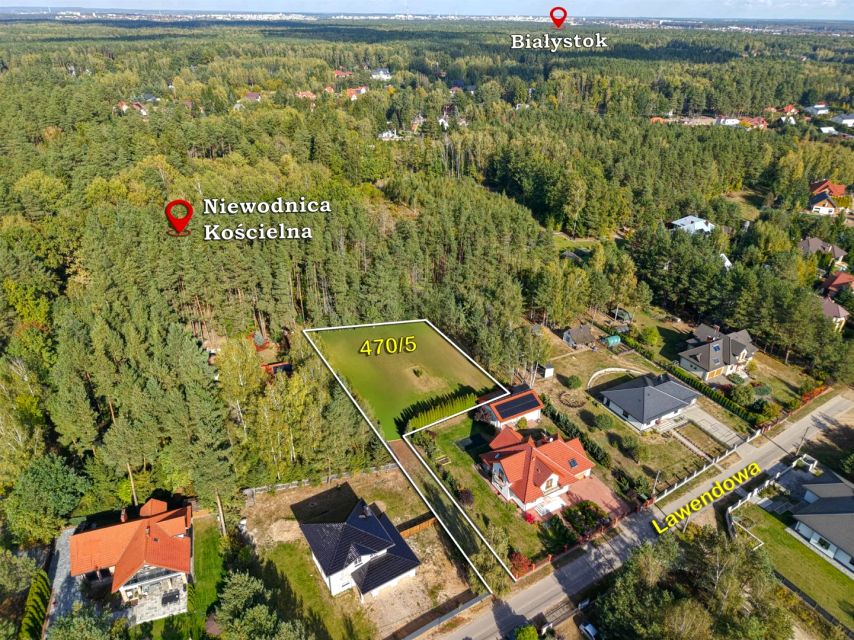 Pusta działka Niewodnica Kościelna
