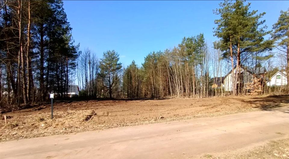 Działka przy lesie