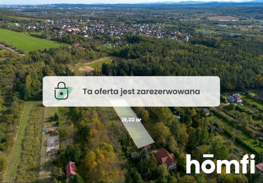 Ogrodzona działka sprzedam