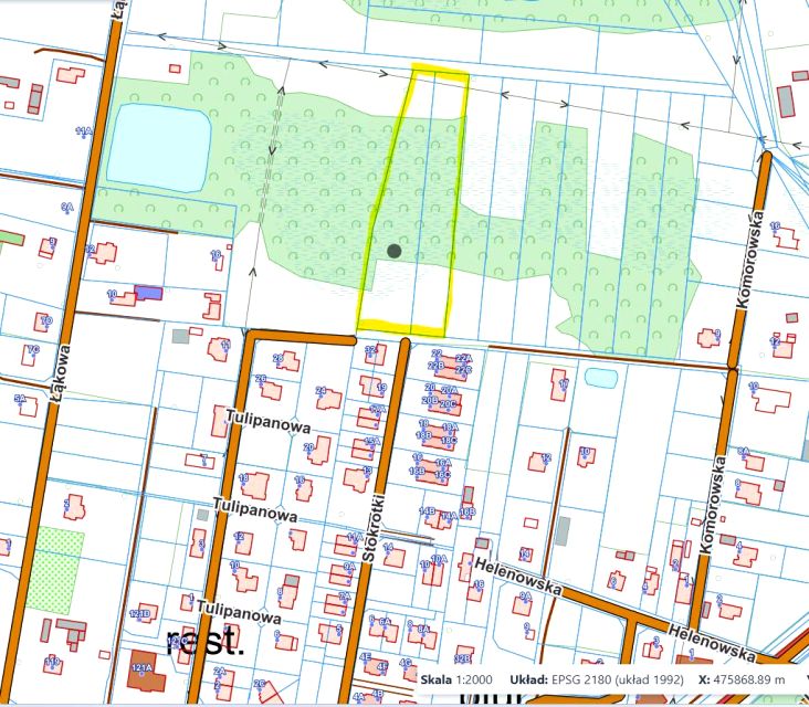 Działka inwestycyjna Otrębusy