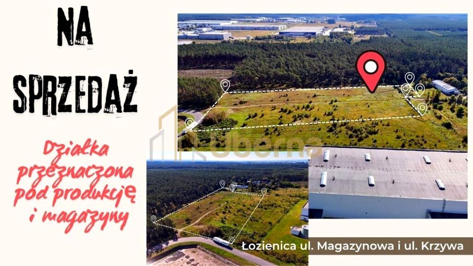 Działka przemysłowa Łozienica