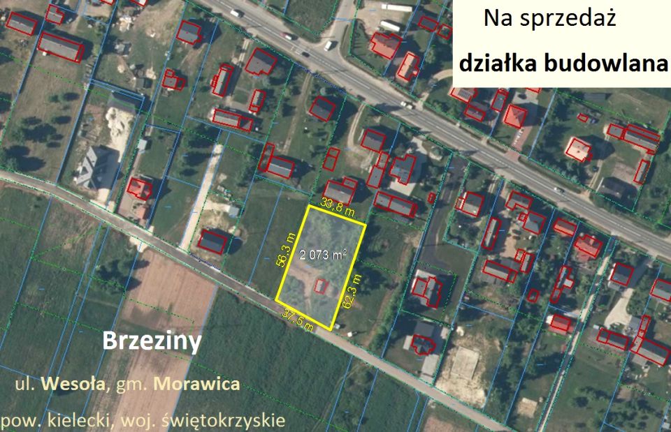 Działka budowlana Brzeziny