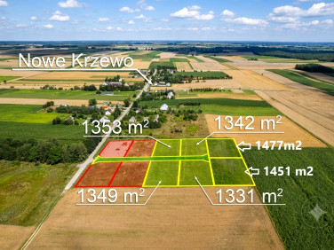 Działka budowlana Krzewo