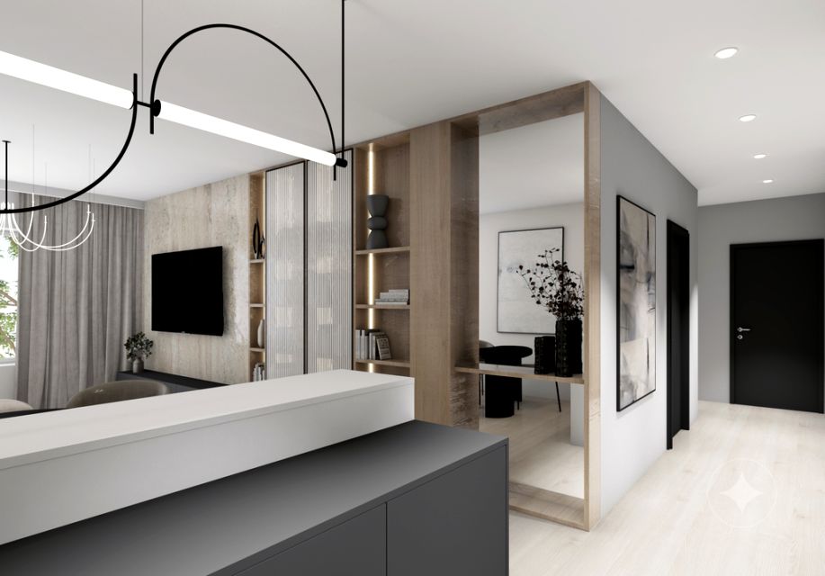 Mieszkanie blok mieszkalny przy lesie