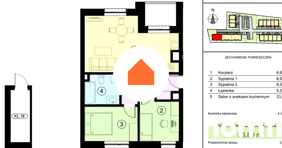 Apartament, ul. Grunwaldzka