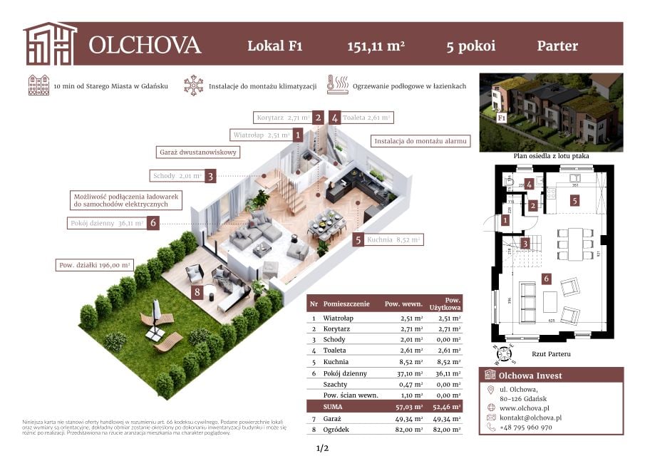 Nowy dom Zabornia, ul. Olchowa