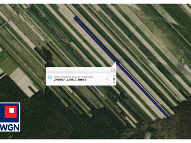 Działka rolna Zawady