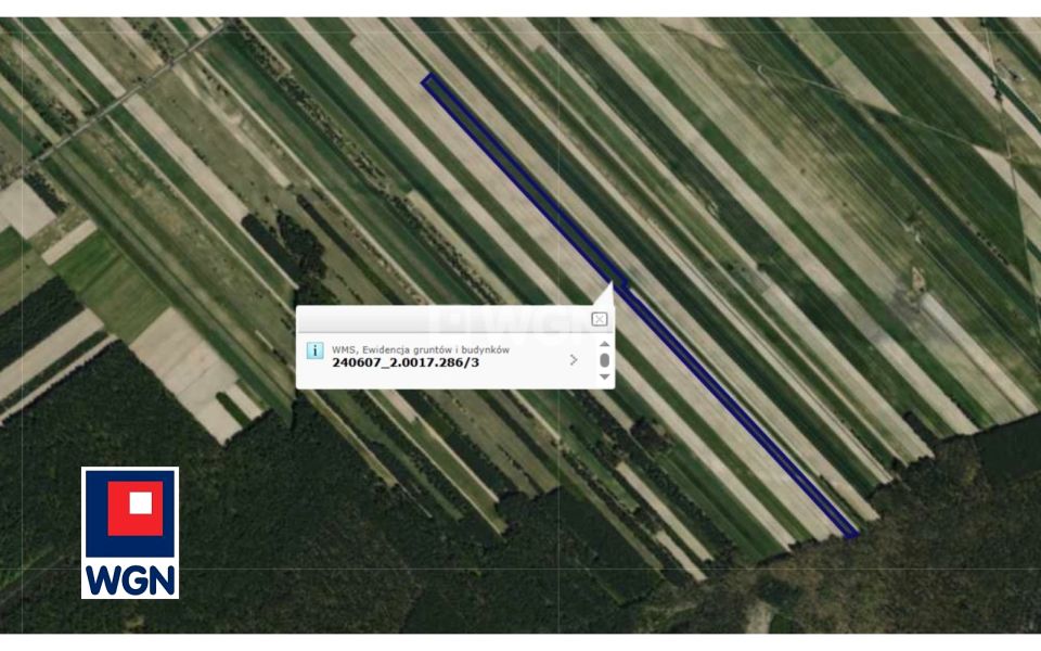 Działka rolna Zawady