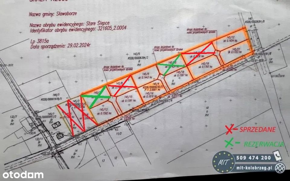 Działka budowlana Stare Ślepce
