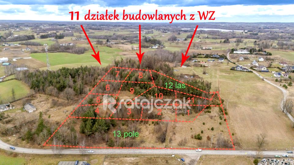 Działka budowlana Pomieczyno