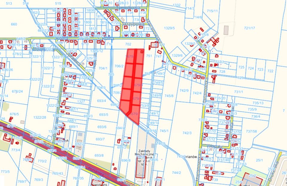 Pusta działka Tarnowo Podgórne
