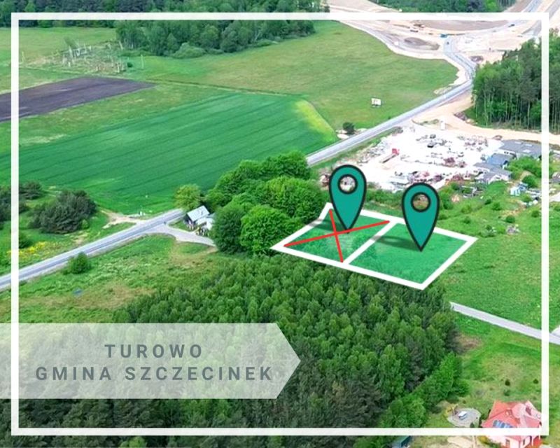 Działka usługowa Turowo