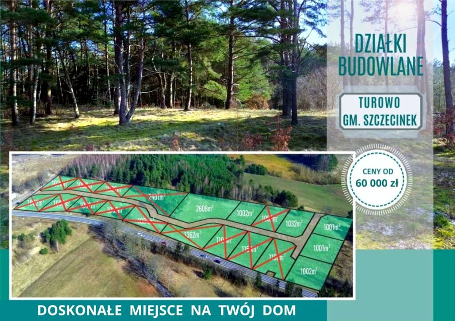 Działka budowlana Turowo