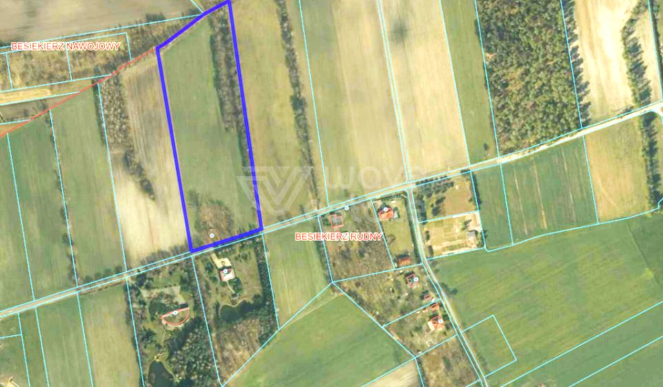 Działka budowlano-rolna Besiekierz Rudny sprzedam