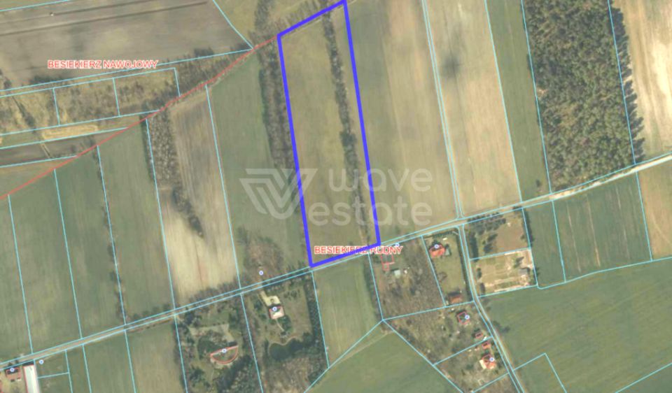 Działka budowlano-rolna Besiekierz Rudny sprzedam