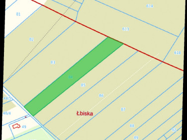 Działka leśna Łbiska