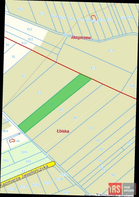 Działka leśna Łbiska