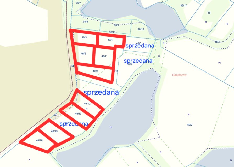 Działka budowlana Kiełpino