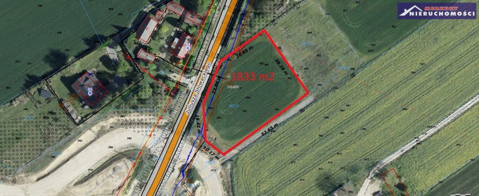 Działka budowlana Opatów