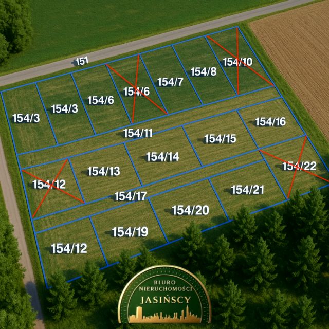 Działka budowlana Dreglin