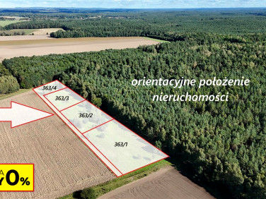 Działka rolna Dargikowo
