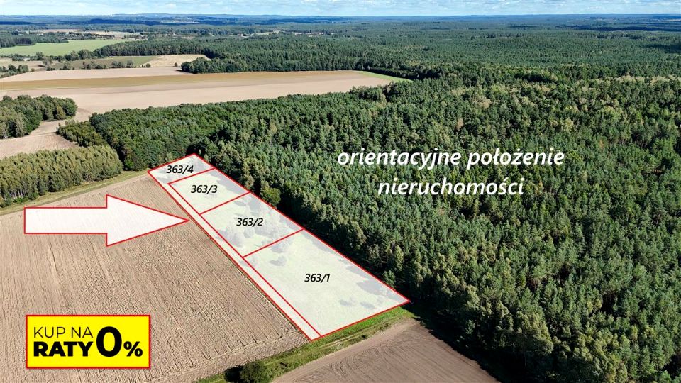 Działka rolna Dargikowo