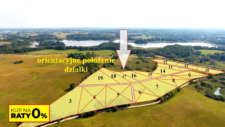 Działka rolna Borne