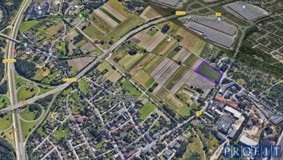 Działka inwestycyjna Mysłowice