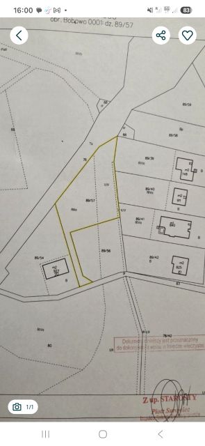 Działka budowlana Bobowo