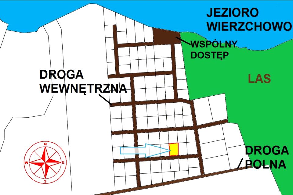 Działka budowlana Wierzchowo