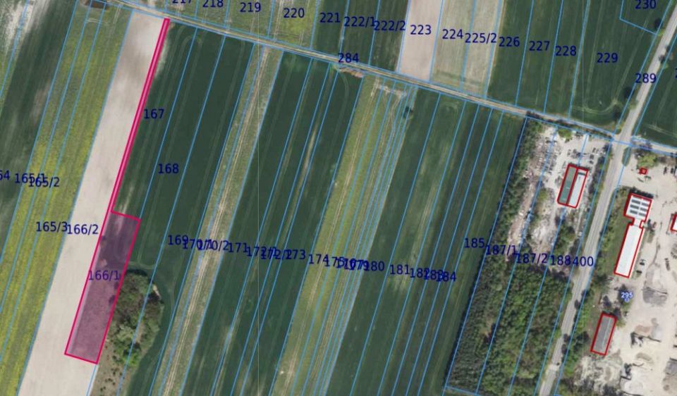 Działka rolna Strupin Duży