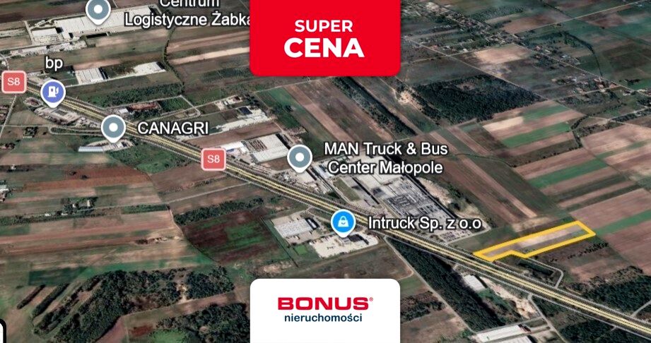 Działka przemysłowa Karpin