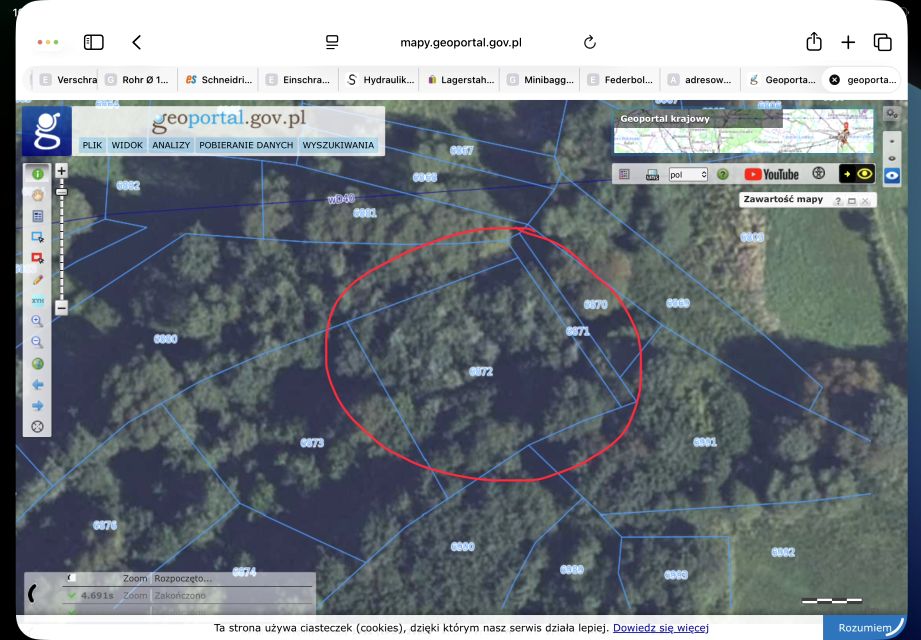 Działka budowlano-rolna Tokarnia